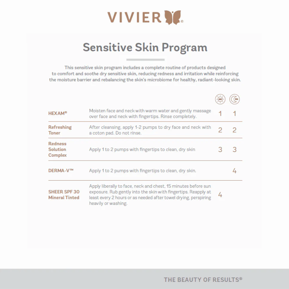 Vivier Sensitive Skin Program Vivier Skin Canada