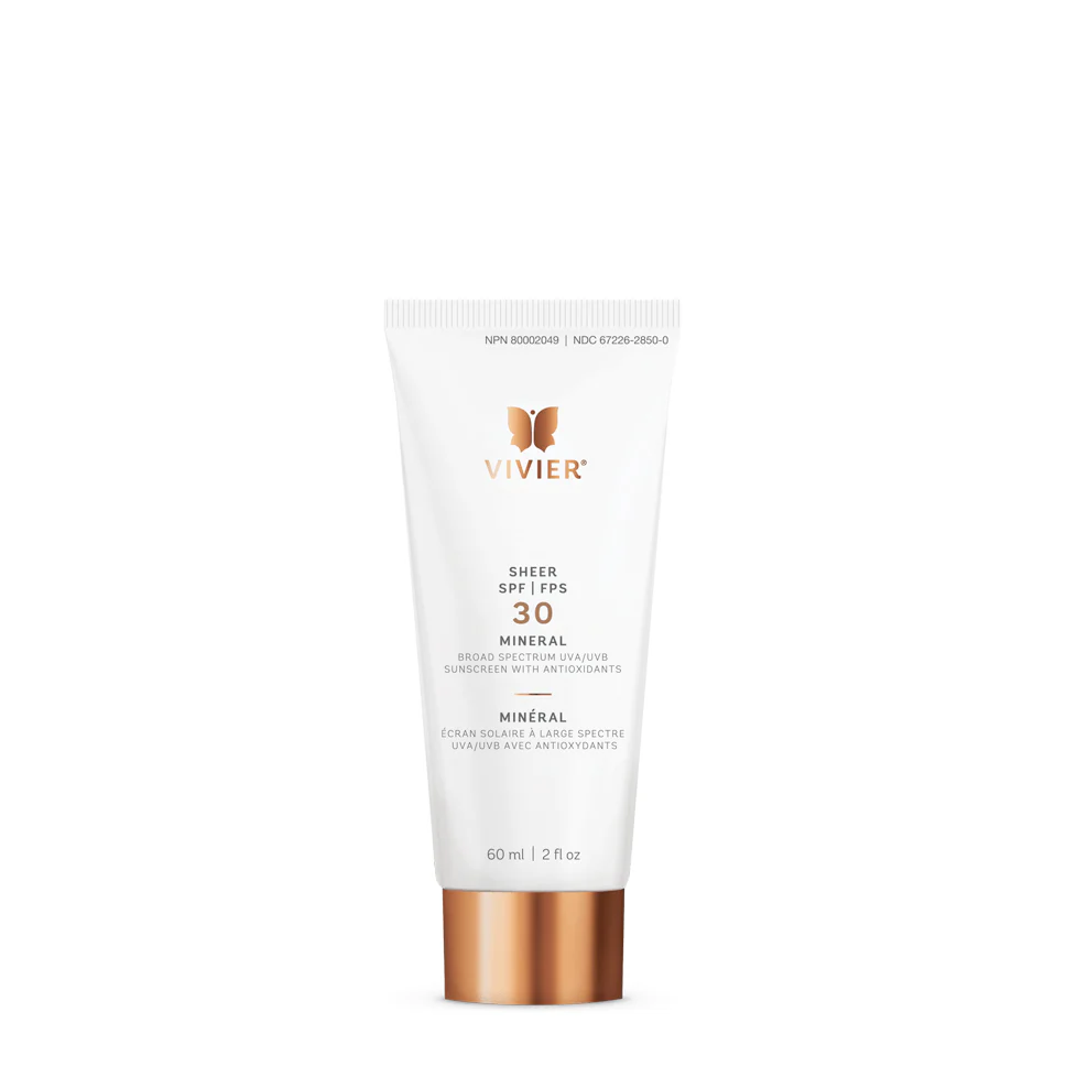 Vivier Sheer SPF 30 Mineral Sunscreen Vivier Skin Canada